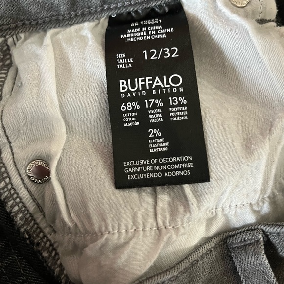 Buffalo David Bitton Jeans Gray size 12/32 - Picture 4 of 5